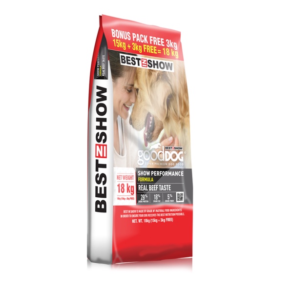 Best In Show Good Dog Performance 15Kg + 3Kg